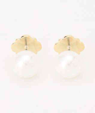 TOCCA LOGO CLOVER STUD PIERCED EARRINGS ピアス ゴールド系