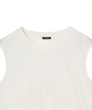 JOSEPH 【洗える】コットンシルク　ジャージータンクトップ White