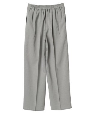 Green Parks 接触冷感　きれいシルエットパンツ（ワイド） Light Gray
