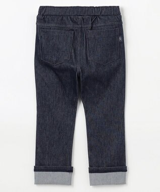 組曲 KIDS 【90-100㎝】ハートデニムニット パンツ ネイビー