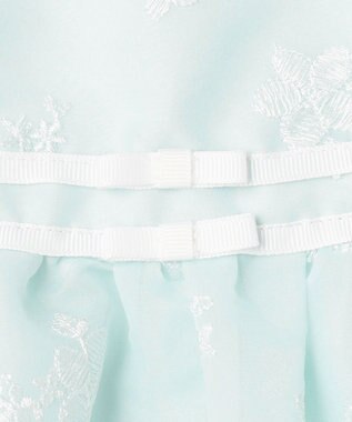 ANY KIDS 総刺繍 花柄ワンピース ミント