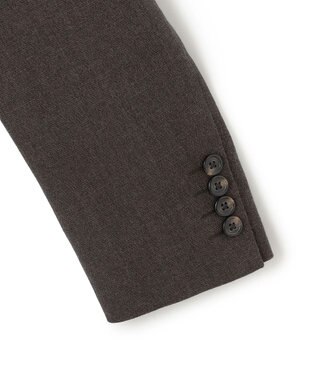 J.PRESS MEN  【J.PRESS MOVING / セットアップ対応】ジャージライク ジャケット/総裏 ダークブラウン系