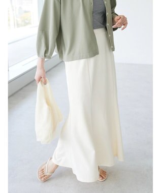 CRAFT STANDARD BOUTIQUE カットジョーゼットスカート Ivory