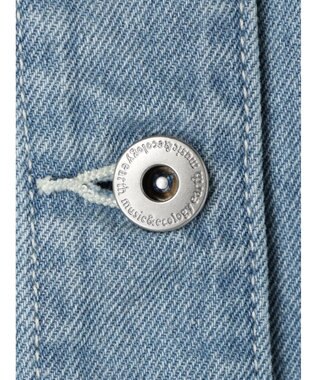 earth music&ecology ボタンキャミデニムワンピース Light Indigo