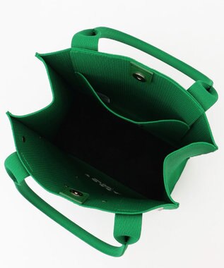 TOCCA 【ヨンア×大人百花×TOCCAコラボ】【A4サイズ対応】RHYTHM OF PEARL KNITBAG ニットバッグ グリーン系