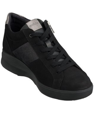 ASICS WALKING ペダラ レディース 2E ブラック(起毛×フィルム)