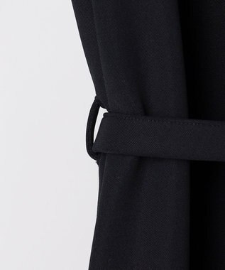 組曲 L 【KUMIKYOKU NAVY】フロントタックドレス ネイビー系