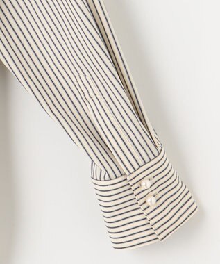 組曲 L 【ボウタイ付き】メッセージシャーティング シャツ アイボリー系1