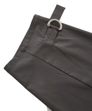 AMERICAN HOLIC スタンドカラーニュアンスロングコート Charcoal Gray