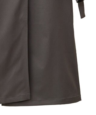 AMERICAN HOLIC スタンドカラーニュアンスロングコート Charcoal Gray