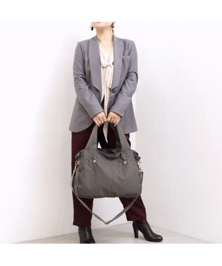 UNBILLION カシュカシュ cachecache / ナイロンタウン2wayボストンバッグ GY