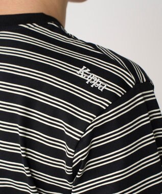 OP／FILA 【Kappa】ウェルネスクラブボーダーロンT ブラック