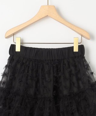 組曲 S 【組曲×setsuko sagittaire】ケーキチュール スカート ブラック系