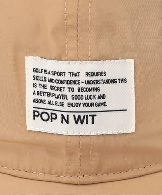 PW CIRCULUS 【手洗い洗濯可 / 通気性抜群】 【UNISEX】【スピンドルで調整可能】ジェットキャップ  ゴルフ ベージュ系