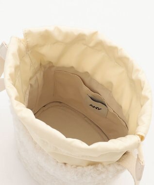 ANY バケットファーショルダーバッグ エクリュ