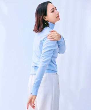 BEIGE， LAC / 2WAYストレッチワイドタックパンツ Ecru