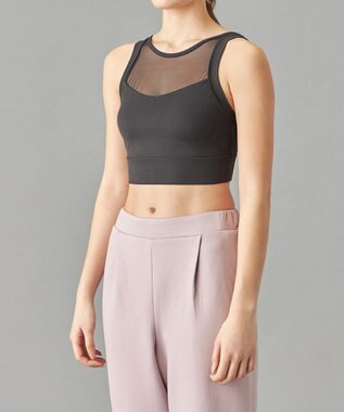 Chacott Boost シアーコンビブラトップ ブラック