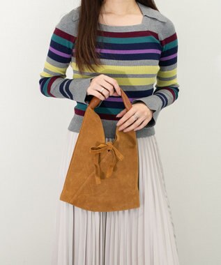 INTER-CHAUSSURES 【ANDREA CARDONE】スモールサイズスエードバッグ