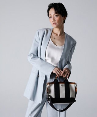 TOPKAPI 【Breath TOPKAPI】SCOTCH GRAIN スコッチグレイン ショルダー付き ミニ トートバッグ SS クリーム