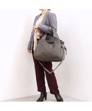 UNBILLION カシュカシュ cachecache / ナイロンタウン2wayボストンバッグ GY