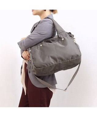 UNBILLION カシュカシュ cachecache / ナイロンタウン2wayボストンバッグ GY