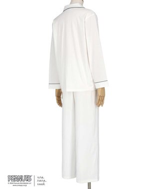 une nana cool MADE WITH PEANUTS 【綿100％】ハイゲージ天竺メンズパジャマ WH