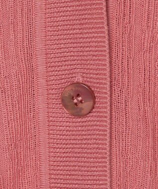 JOSEPH クリンクルリブ　カーディガン Blush