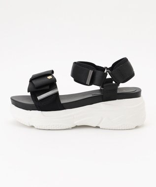TOCCA RIBBON KNOT SPORTS SANDALS サンダル ブラック系