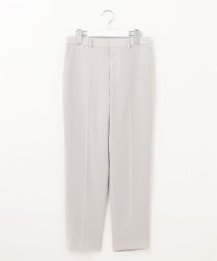 自由区 【洗える】2WAYツイル テーパードパンツ ライトグレー系