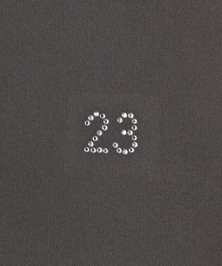 23区GOLF 人気デザインがリバイバル！【WOMEN】レース袖 半袖モックネックシャツ グレー系