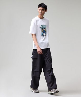 J.PRESS MEN 【AaronChang】【UNISEX】プリント Tシャツ ホワイト系