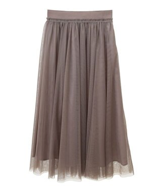 AMERICAN HOLIC チュールギャザースカート Mocha