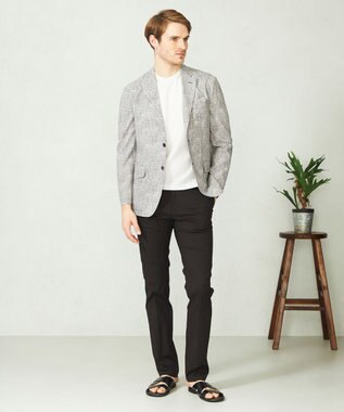 JOSEPH ABBOUD 【ECO撥水】オーガニックハイパワーストレッチパンツ ブラック系