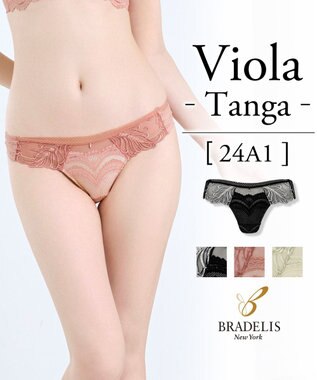 BRADELIS New York 【BRADELIS New York】　ヴィオラスタイルタンガ24A1 シャンパンピンク