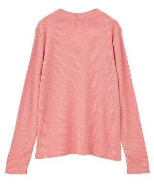 Green Parks ｉｎ　ラメリブハイネックプルオーバー Orange