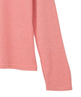 Green Parks ｉｎ　ラメリブハイネックプルオーバー Orange