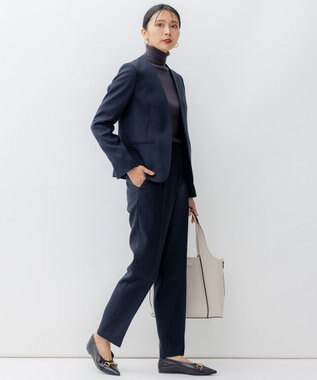 23区 アウトシームトートバッグ アイボリー系