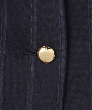 BEIGE， 【セットアップ対応】GEORGE / ウールストライプ テーラードジャケット Navy Stripes
