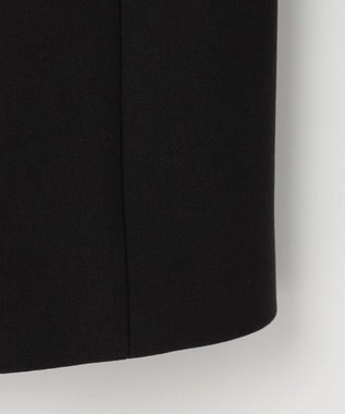 ANY SIS 【洗える】セレモニーダブルクロス カラーレス ジャケット ブラック