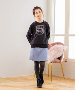 組曲 KIDS 【110-140㎝】NutsCracker トレーナー ブラック系