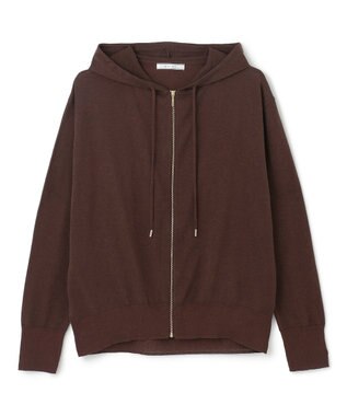 BEIGE， 【洗える】CARNOT / ニットパーカー Bordeaux