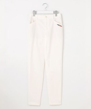 23区GOLF 【WOMEN】【ストレッチ】アポロック ベーシックパンツ ホワイト系