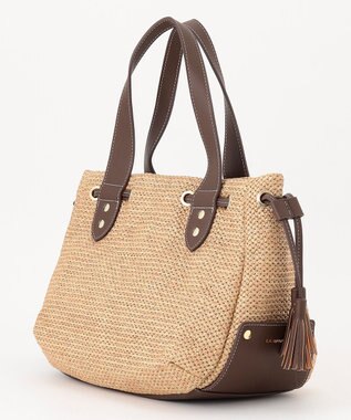 LA BAGAGERIE サイドタッセルサマートート　Mサイズ ベージュ