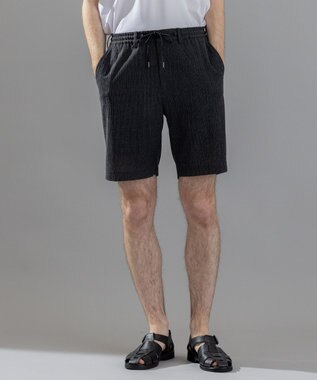 JOSEPH HOMME 新素材【通気性/洗える/ストレッチ】トリコワッシャーストレッチ　ショートパンツ/ BERMUDA グレー系