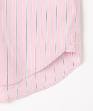 ANY オーバーサイズシャツ ピンクストライプ