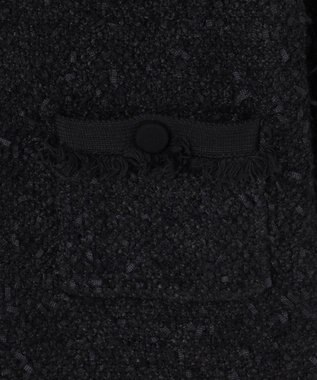 TOCCA 【洗える！】UNSNARL TWEED ドレス ブラック系