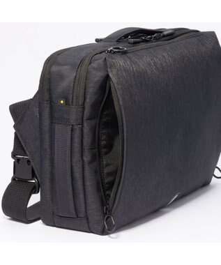 ACE BAGS & LUGGAGE ace. エース ハンスリーSDH ショルダーバッグ ボディバッグ A4ファイル 杢調生地  67792 ブラック