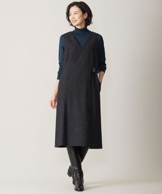 シルクネップ ツイード ジャンパースカート / J.PRESS LADIES