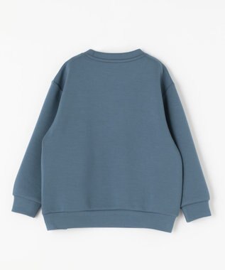 SHARE PARK LADIES 【KIDS】エアリッチダンボールクルーネック アッシュネイビー