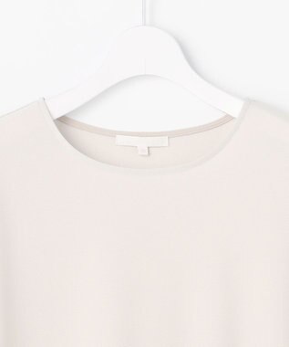 自由区 【WEB先行販売】ストレッチアムンゼンフレンチスリーブ カットソー ベージュ